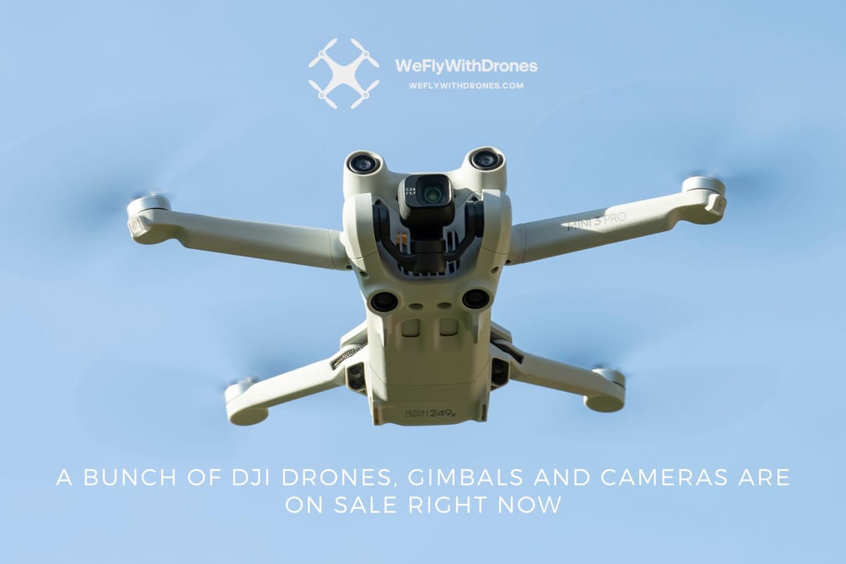 A Bunch of DJI Drones, Gimbals and Cameras Are On Sale Right Now