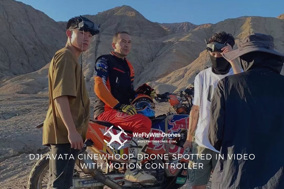DJI Avata Cinewhoop Drone Spotted in Video with Motion Controller