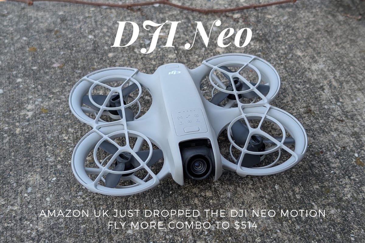 Amazon UK Just Dropped the DJI Neo Motion Fly More Combo to $514