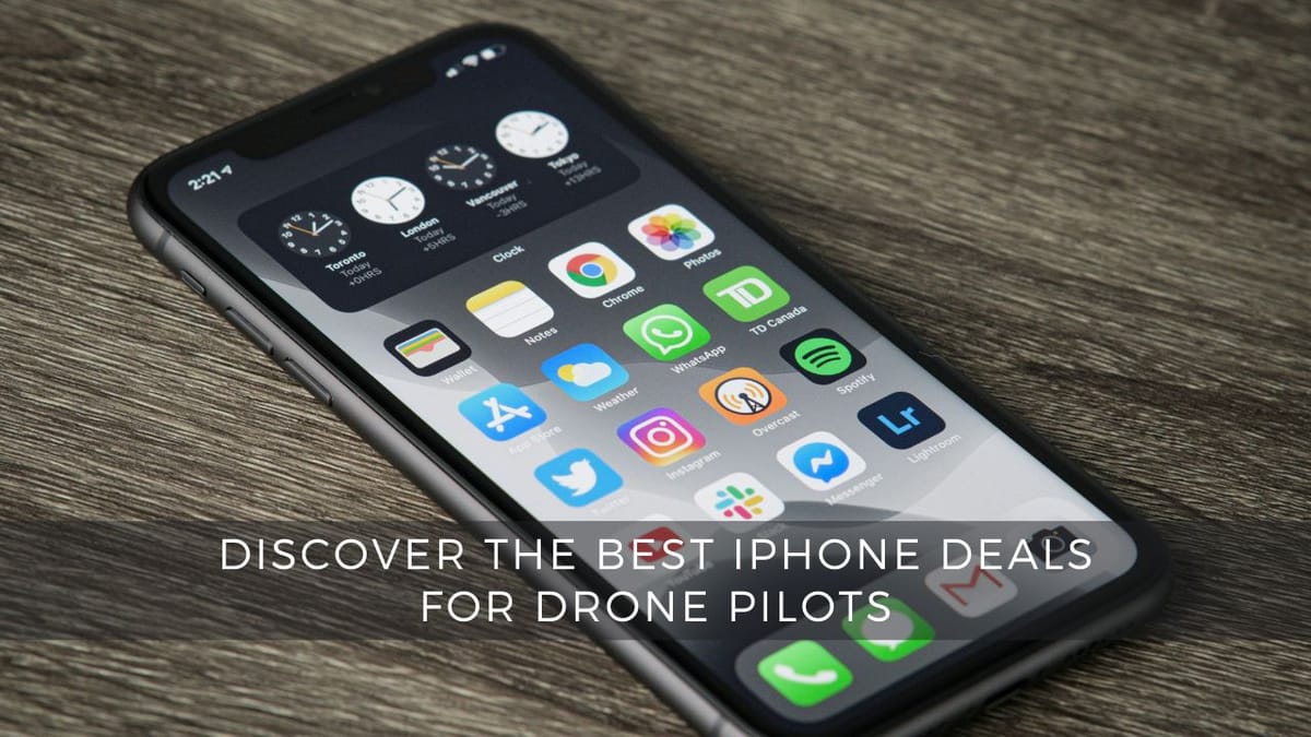 Discover the Best iPhone Deals for Drone Pilots