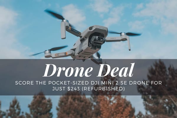 Le drone de poche DJI Mini 2 SE pour seulement 243 $ (remis à neuf)